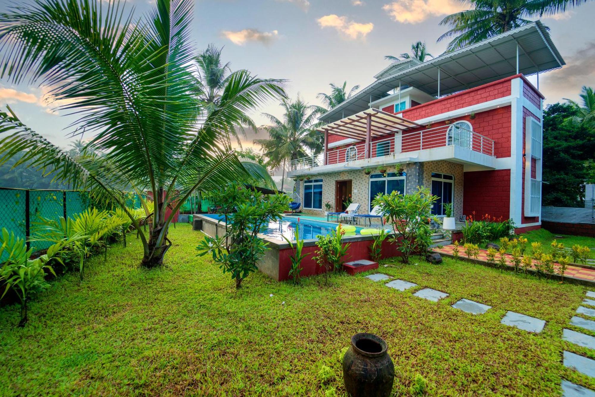 Spicy Mango Villa Elegano - Luxurious Villa Near Nagaon Beach, Alibag Luaran gambar