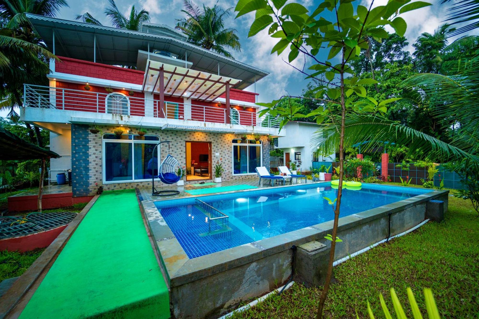 Spicy Mango Villa Elegano - Luxurious Villa Near Nagaon Beach, Alibag Luaran gambar